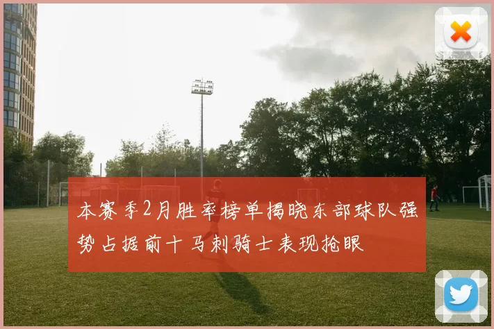 本赛季2月胜率榜单揭晓东部球队强势占据前十马刺骑士表现抢眼